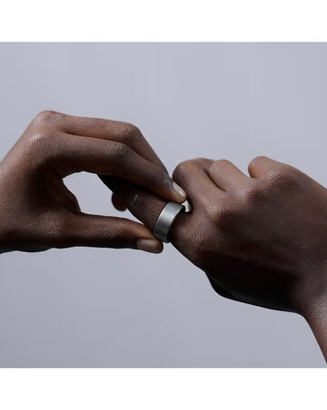 Ultrahuman Ring AIR Bluetooth Smart Ring - Raw Titanium - Size 6