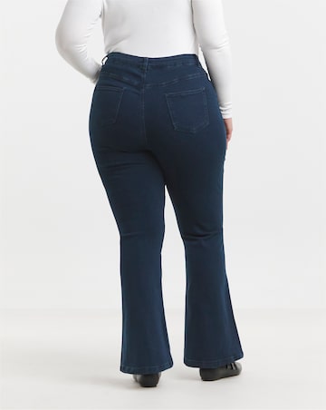 Indigo Highwaist Super Stretch Flare Jeans