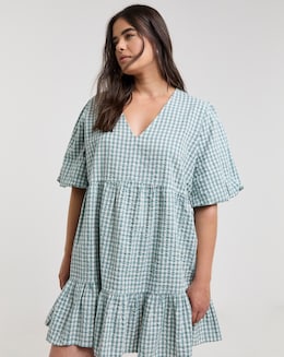 Simply Be Gingham Smock Dress