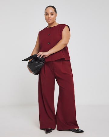 Buttoned Waistcoat Co-ord Top