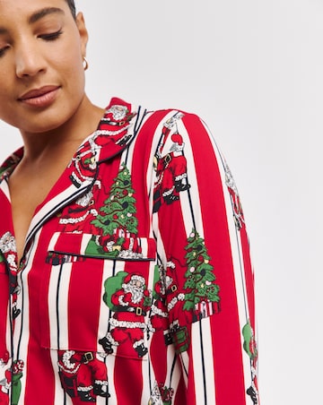 Chelsea Peers Jersey Santa Stripe Pyjama Set