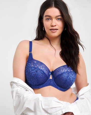 Sculptresse by Panache Estel Full Cup Wired Bra Blue
