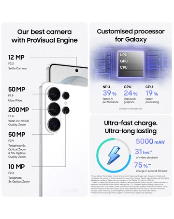 Samsung Galaxy S26 Ultra 256GB - White