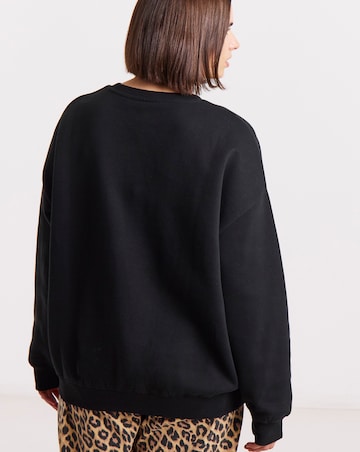 Simply Be Black Voila Graphic Sweatshirt