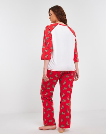 Joe Browns Festive Robin Pyjama Set