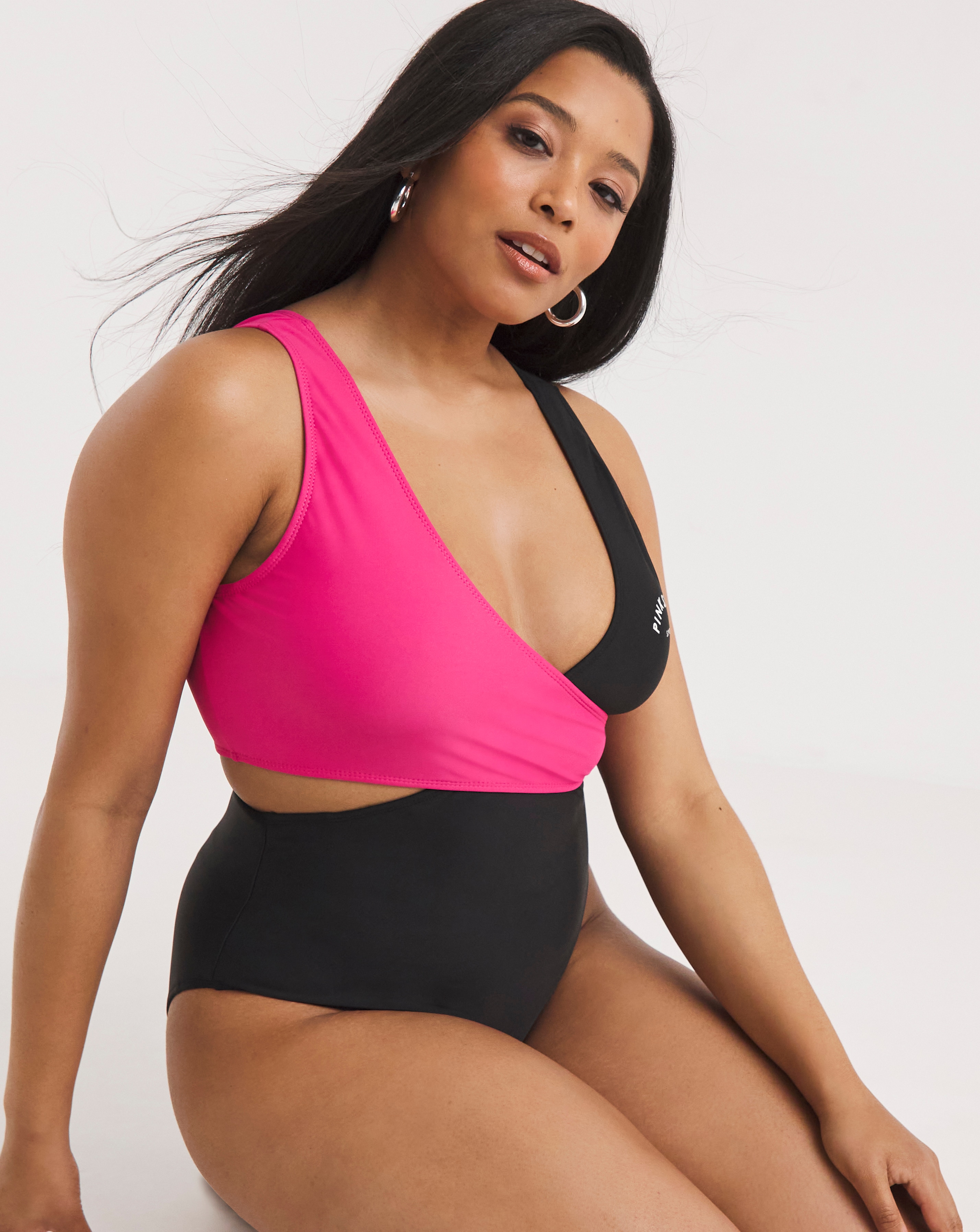 Pink Soda Marbella Swimsuit Simply Be
