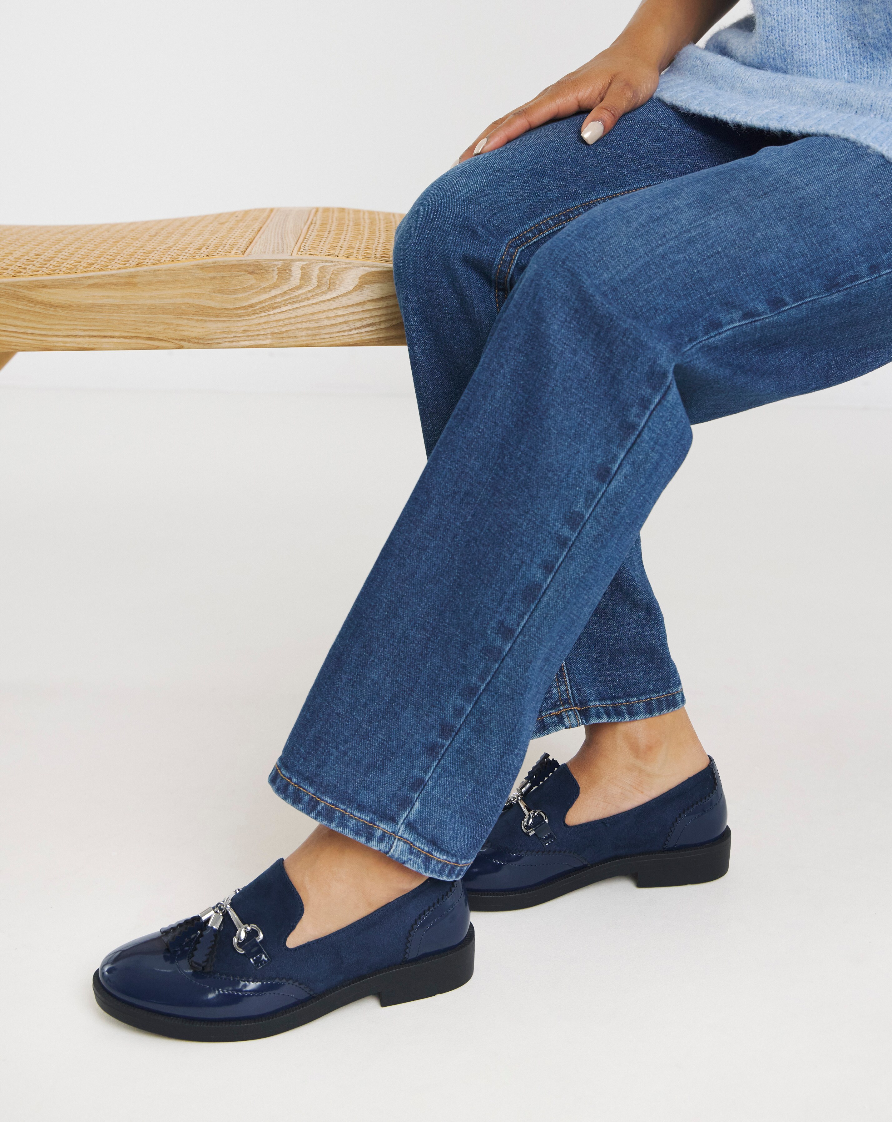 Drama Brogue Tassel Loafer - Extra Wide Fit (EEE)