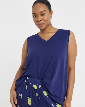 Pretty Secrets Value Pyjama Set Lemon Print