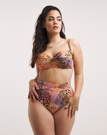 MAGISCULPT Twist Front Bandeau Underwired Bikini Top