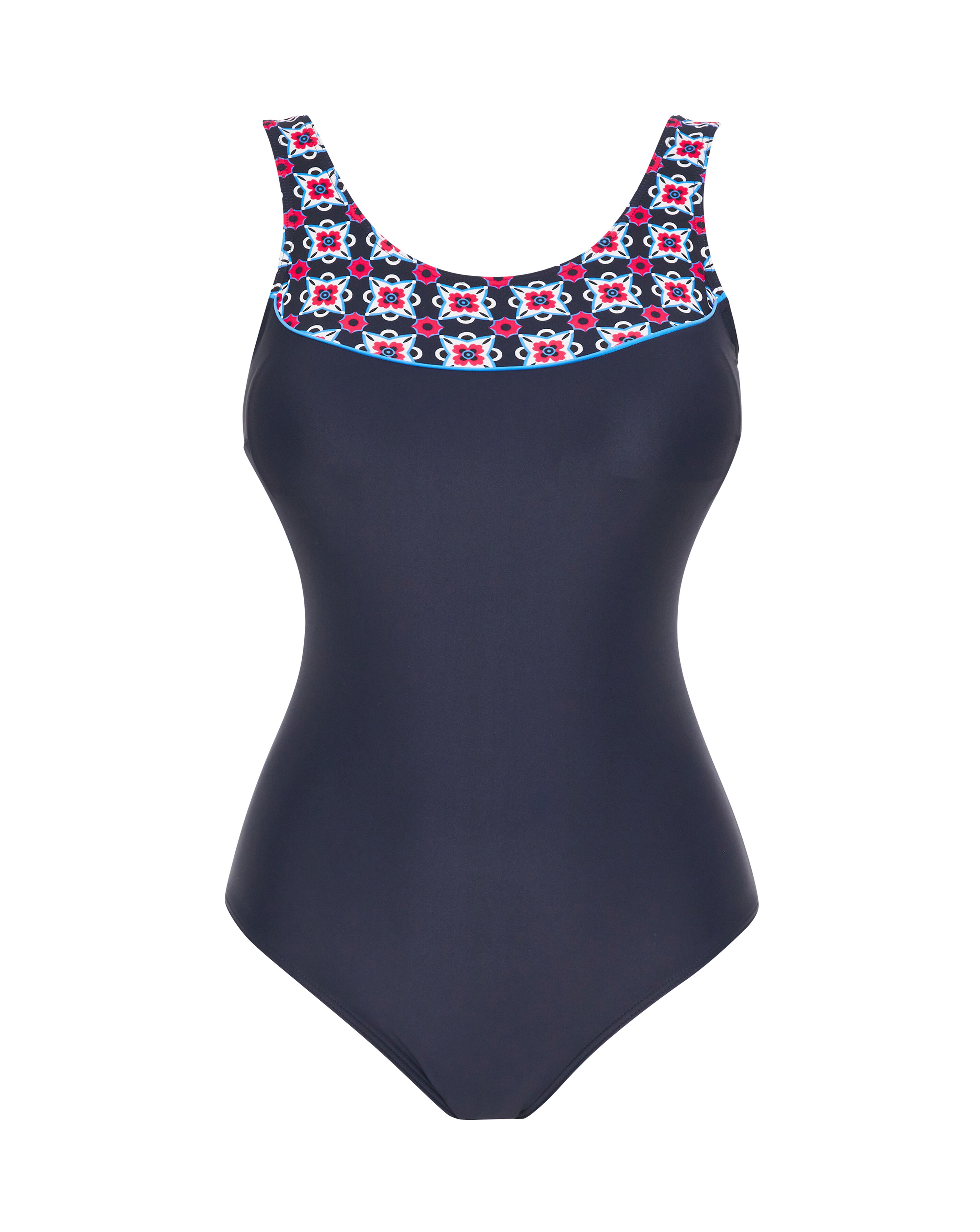 Sports Padded Scoop Neck Swimsuit