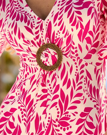 Sosandar Hoop Detail Dress