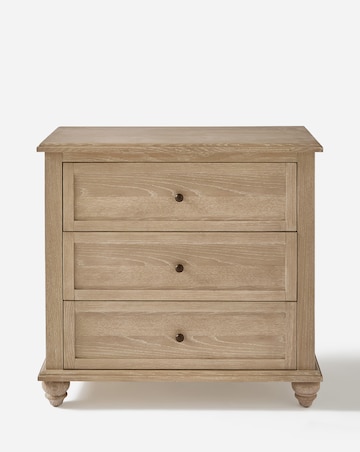 Julipa Imogen Ready Assembled Wooden Small Chest of Drawers
