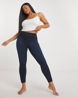 Spanx Medium Control  Jean-ish Ankle Leggings Twilight