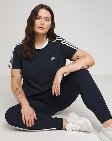 adidas Essentials 3 Stripes T-Shirt