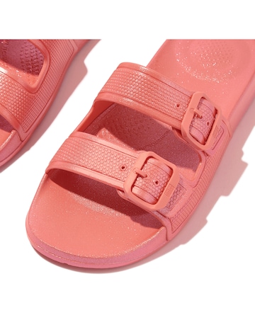 Fit Flop iQushion Two-Bar Buckle Slides Standard Fit