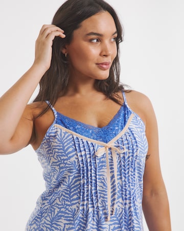 Joe Browns Fern Print Chemise Cornflower Blue
