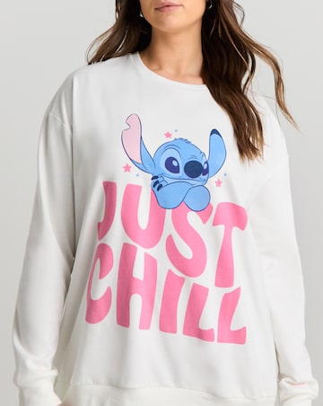 Stitch Sweatshirt Pyjama Set
