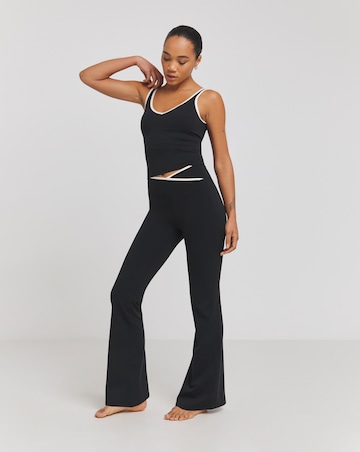 TALA DayFlex Contrast Trim Wrap High Waisted Yoga Pant