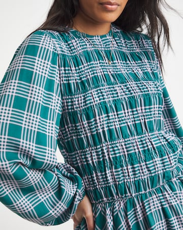 Simply Be Shirred Long Sleeve Top