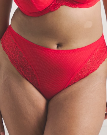 Elomi Tiernie Full Fit Knicker Red