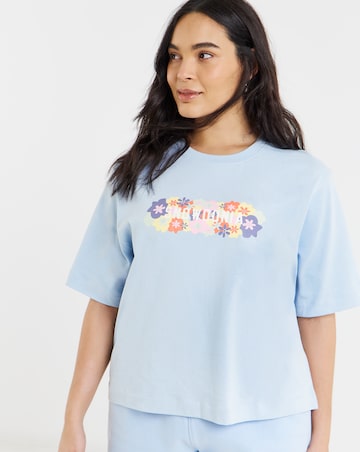 Snowdonia Floral Branded T-Shirt