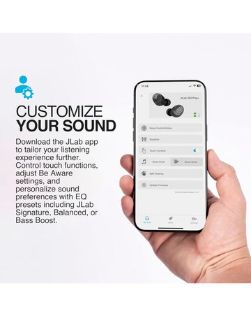 JLAB GO Air Pop True Wireless Earbuds - Black