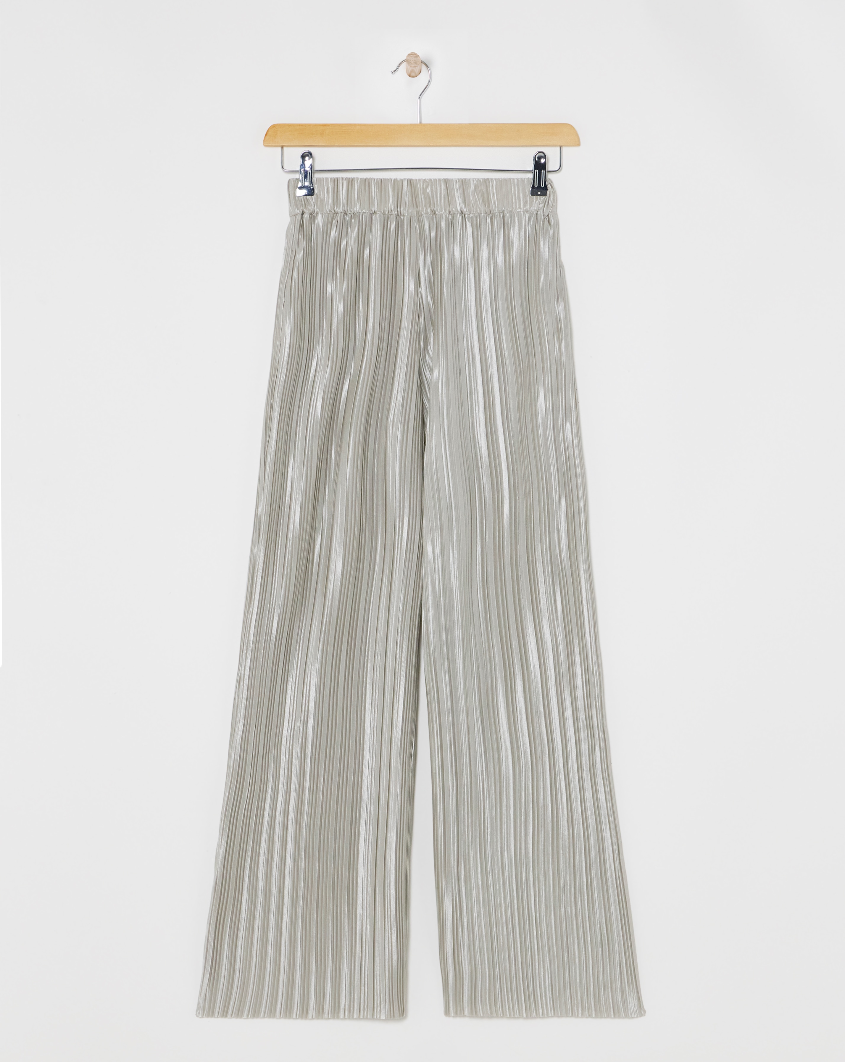Joanna Hope Metallic Plisse Wide Leg Trousers | Simply Be