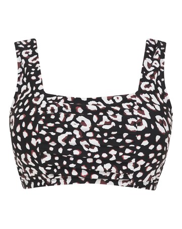 Animal Mix And Match Square Neck Bikini Top