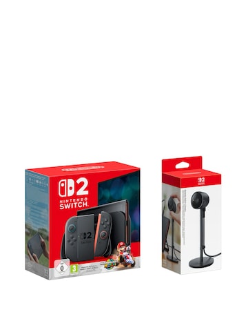 Nintendo Switch 2 Console Mario Kart World & Camera Bundle