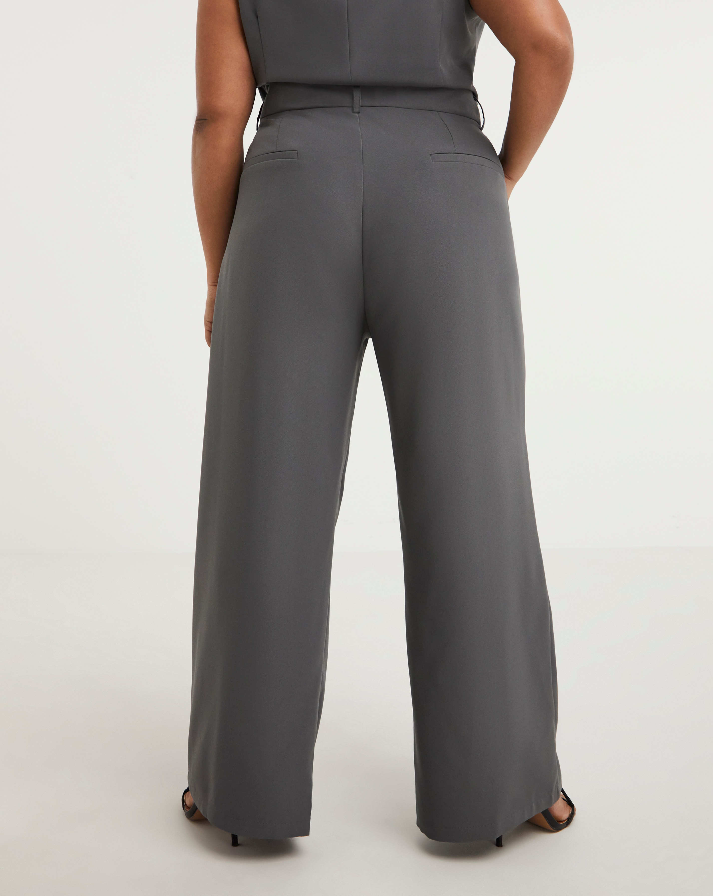 Wide Leg Tailored Trousers | Simply Be