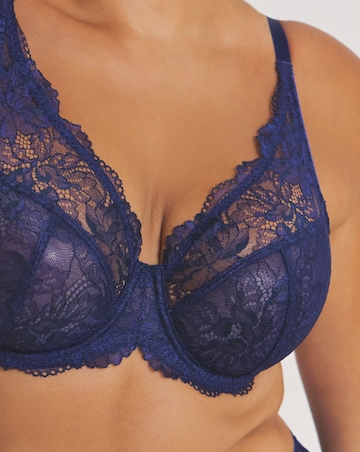 Pretty Secrets (2 Pack) New Ella Full Cup Wired Bras (C-J) Navy/White