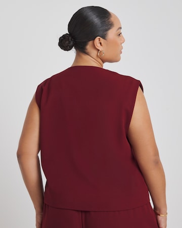 Buttoned Waistcoat Co-ord Top