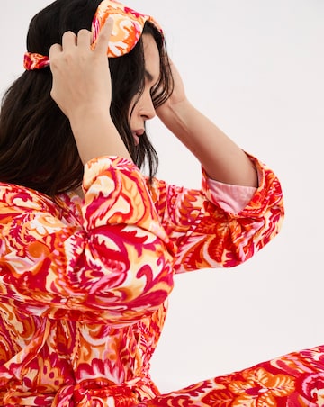 Figleaves Floral Gown With Bag And Eye Mask