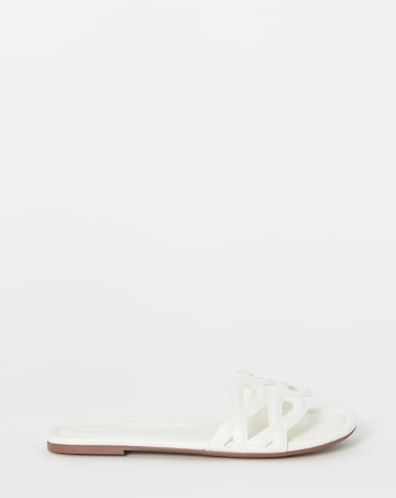Rosario Padded Loop Detail Mule Sandals - Wide Fit (E)