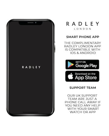 Radley Series 57 AMOLED Leather Silicone Strap Smart Watch - Eucalyptus