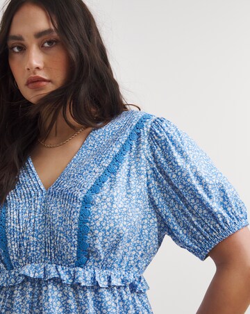 Joe Browns Lace Trim Ditsy Top