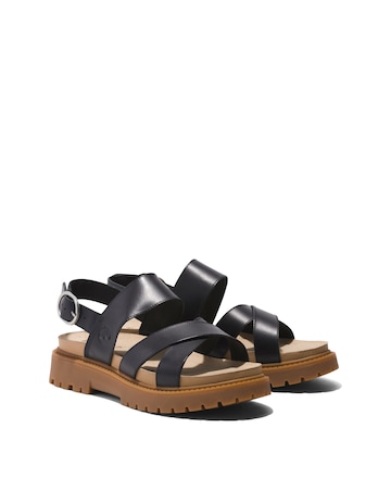 Timberland Clairemont Black Full Grain Sandals