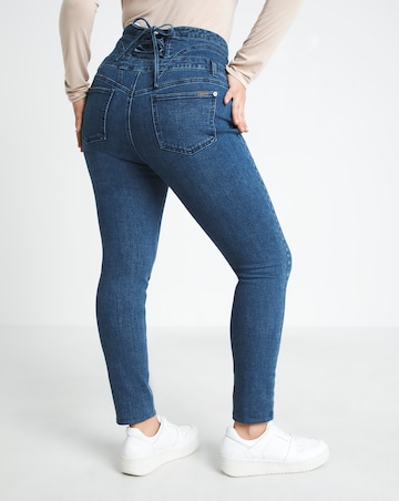 Skinny Highwaisted Corset Jeans