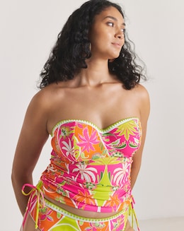 Figleaves Frida Underwired Bandeau Tankini Top