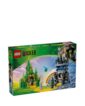 LEGO Wicked Emerald City & Kiamo Ko Castle Playset, Adventure Gift 75689