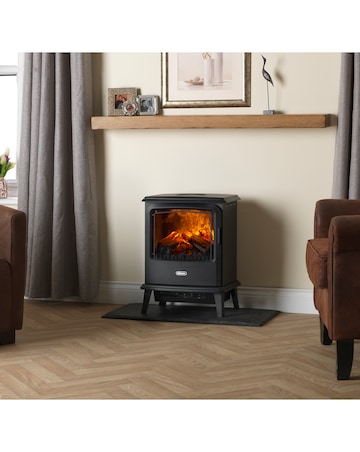 Dimplex BYP20 Bayport 2kW Black Optimyst Electric Fire Stove