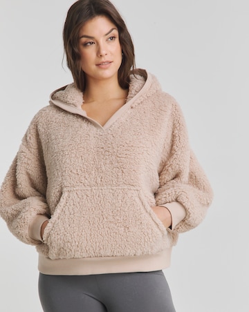 Pretty Secrets Hooded V Neck Snuggle Top