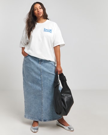 White Fanta Orange License T-Shirt