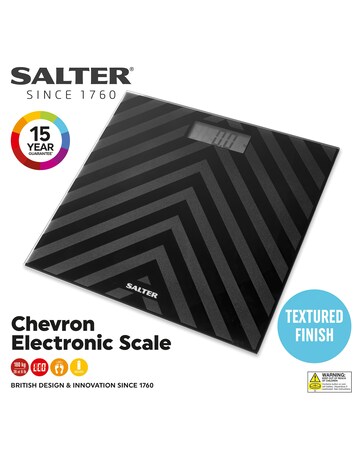 Salter Chevron Two Tone Bathroom Scale