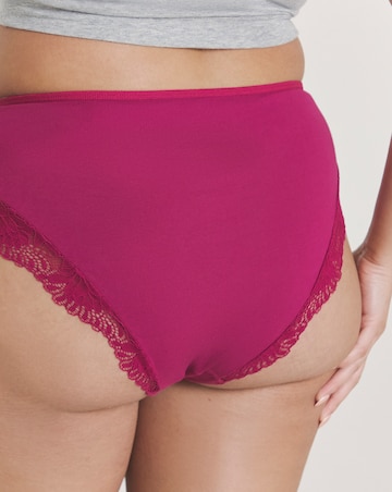 Pretty Secrets (3 Pack) Midi Brazilian Knickers Pink Multi
