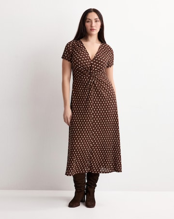 Mango Printed Midi Dress Pomi