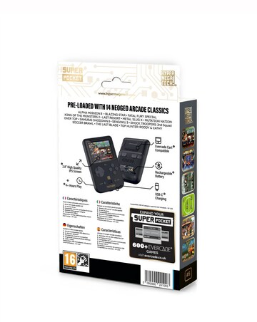 Hyper Mega Tech NeoGeo Super Pocket - Retro Handheld Gaming Device