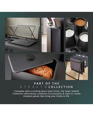 Swan 70L Dual Recycling Sensor Bin