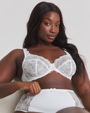 Pretty Secrets (2 Pack) Ella Lace Full Cup Wired Bras (B-J) Blush/White