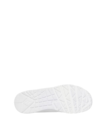 Skechers White Uno Banksia Slip In Luxe Trainers - Wide Fit (E)